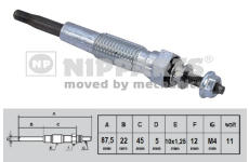 Žhavicí svíčka NIPPARTS N5713018