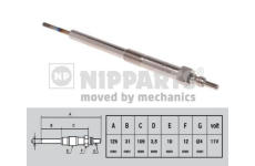 Žhavicí svíčka NIPPARTS N5714003
