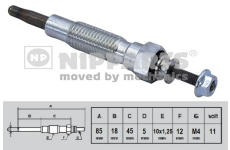 Žhavicí svíčka NIPPARTS N5715021