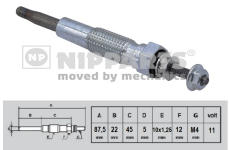 Žhavicí svíčka NIPPARTS N5715023
