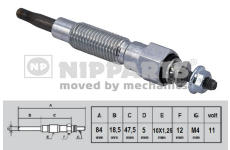 Žhavicí svíčka NIPPARTS N5715024