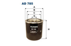 Vysouseci patrona vzduchu, pneumaticky system FILTRON AD 785