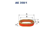 Vzduchový filtr FILTRON AE 358/1