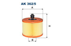 Vzduchový filtr FILTRON AK 362/5