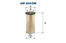 Filtr - sekundární vzduch FILTRON AM 404/2W