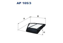 Vzduchový filtr FILTRON AP 105/3