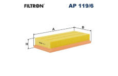 Vzduchový filter FILTRON AP 119/6