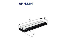 Vzduchový filtr FILTRON AP 122/1