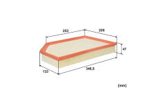 Vzduchový filter FILTRON AP 165/9