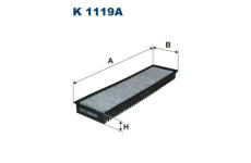 Filtr, vzduch v interiéru FILTRON K 1119A