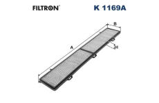 Filter vnútorného priestoru FILTRON K 1169A