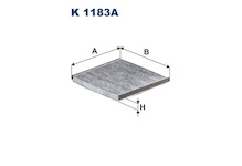Filtr, vzduch v interiéru FILTRON K 1183A