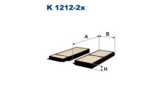 Filtr, vzduch v interiéru FILTRON K 1212-2x