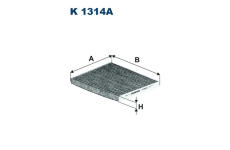 Filtr, vzduch v interiéru FILTRON K 1314A