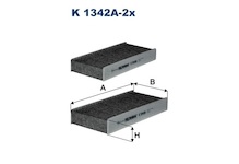 Filtr, vzduch v interiéru FILTRON K 1342A-2x