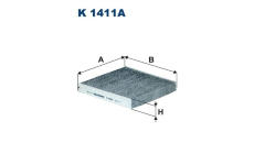 Filtr, vzduch v interiéru FILTRON K 1411A