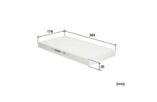 Filter vnútorného priestoru FILTRON K 1466