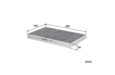 Filter vnútorného priestoru FILTRON K 1468A