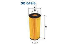 Olejový filter FILTRON OE 649/8