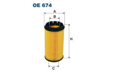 Olejový filter FILTRON OE 674