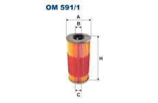 Olejový filter FILTRON OM 591/1