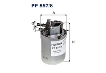palivovy filtr FILTRON PP 857/8