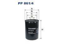 filtr paliva FILTRON PP861/4, DAF XF EURO 3 09/99-10/02