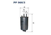palivovy filtr FILTRON PP 966/3