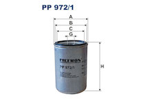 palivovy filtr FILTRON PP 972/1