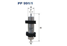 palivovy filtr FILTRON PP 991/1