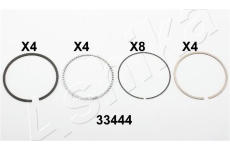 Pístní kroužek ASHIKA 31-33444