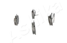 Sada brzdových destiček, kotoučová brzda ASHIKA 50-00-0081