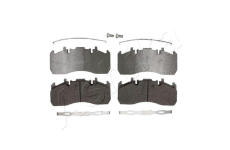 Sada brzdových destiček, kotoučová brzda ASHIKA 50-00-0726