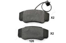 Sada brzdových destiček, kotoučová brzda ASHIKA 50-01-126