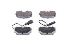 Sada brzdových destiček, kotoučová brzda ASHIKA 51-00-0328