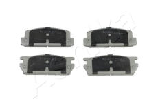 Sada brzdových destiček, kotoučová brzda ASHIKA 51-03-301