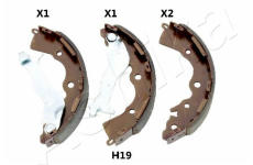 Sada brzdových čelistí ASHIKA 55-0H-H19