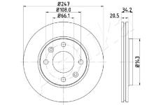 Brzdový kotouč ASHIKA 60-00-0628