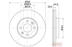 Brzdový kotouč ASHIKA 60-00-0709C