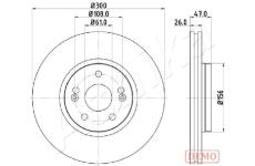 Brzdový kotouč ASHIKA 60-00-0712C