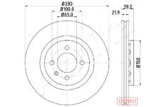 Brzdový kotouč ASHIKA 60-00-0940C