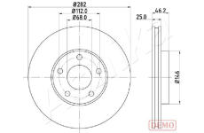 Brzdový kotouč ASHIKA 60-00-0955C