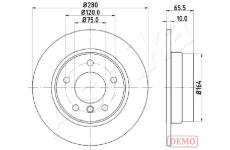 Brzdový kotouč ASHIKA 61-00-0100C