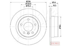 Brzdový kotouč ASHIKA 61-00-0102C
