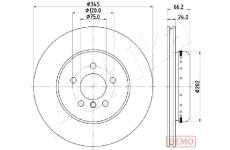 Brzdový kotouč ASHIKA 61-00-0115C