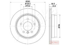 Brzdový kotouč ASHIKA 61-00-0117C
