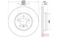 Brzdový kotouč ASHIKA 61-00-0118C