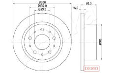 Brzdový kotouč ASHIKA 61-00-0217C