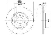 Brzdový kotouč ASHIKA 61-00-0307