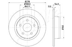 Brzdový kotouč ASHIKA 61-00-0311